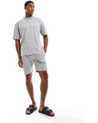 Brave Soul - Oversized T-Shirt & Short Co-Ord Set - Lyst