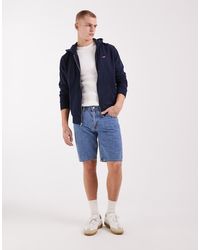Levi's - 405 Standard Striped Denim Shorts - Lyst