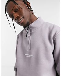 marshall artist half zip jacket