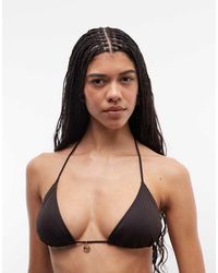Weekday - Charm Tie Bikini Top Co-ord - Lyst