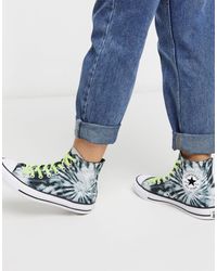 converse all star hi lift tie dye women's