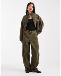 ASOS - High Waisted Barrel Leg Jeans - Lyst