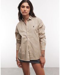 Polo Ralph Lauren - Relaxed Fit Striped Cotton Shirt - Lyst