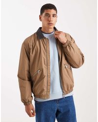 Only & Sons - Giacca Bomber Leggera Chiaro - Lyst
