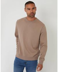 Threadbare - Cotton Blend Crew Neck Sweatshirt - Lyst