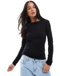 Weekday - Slim Fit Long Sleeve T-Shirt - Lyst