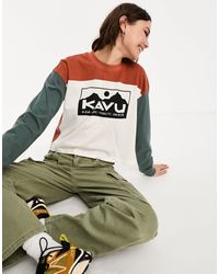 Kavu - Francis Cropped T-shirt - Lyst