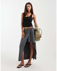 ASOS - Asymm Tailored Skirt - Lyst