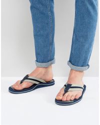 timberland mens leather flip flops