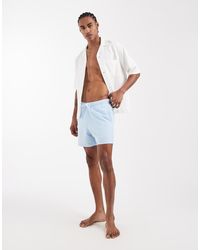 Hollister - Seersucker Swim Shorts - Lyst
