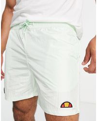 Hombre Ropa de Pantalones cortos Pantalones cortos color crudo con ribetes Ellesse de hombre de color Blanco 