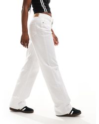 Noisy May - Yolanda - jeans bianchi a fondo ampio - Lyst