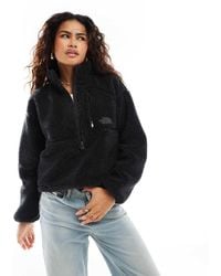 The North Face - Polar Con Cremallera Corta, Bolsillo Y Logo De Borreguito Extreme De - Lyst