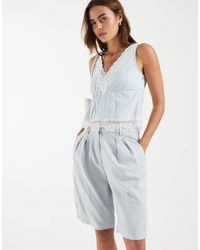 ASOS - Tailored Bermuda Short With Linen - Lyst