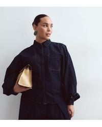ARRANGE - Curve Denim Shirt Co-Ord With Volume Sleeves - Lyst