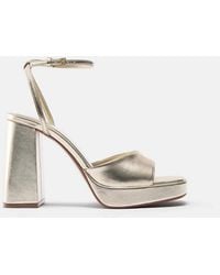 Pull&Bear - Block Heel Sandals - Lyst