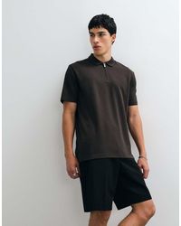 Jack & Jones - Short Sleeve Zip Polo - Lyst