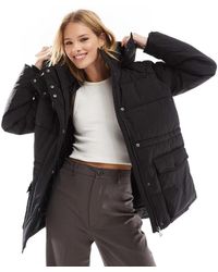 Vero Moda - Kort Gewatteerd Jack Met Capuchon - Lyst