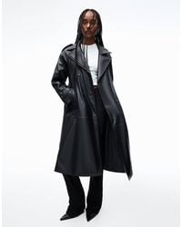 Bershka - Trench-coat en similicuir - Lyst