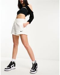 Nike Fleece Shorts - White