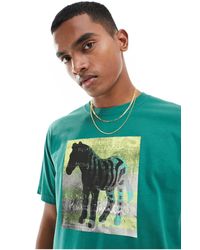 PS by Paul Smith - Paul Smith T-shirt With Zebra Placement Print - Lyst