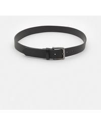 Pull&Bear - Textured Leather Effect Belt - Lyst