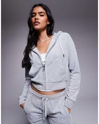 Juicy Couture - Co-Ord Zip Up Hoodie - Lyst