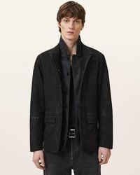 AllSaints - – survey – leder-blazer - Lyst