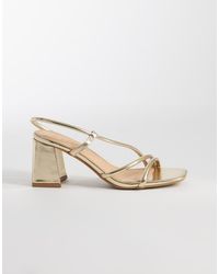 SEQWL - Dandelion Strappy Block Heel Sandals - Lyst