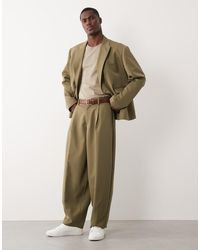 ASOS - Barrel Suit Trousers - Lyst