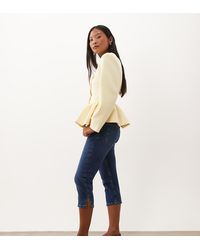 Miss Selfridge - Corset Peplum Blazer - Lyst
