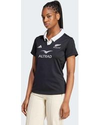 adidas Originals - – all blacks – kurzärmliges aeroready-rugby-trikot - Lyst
