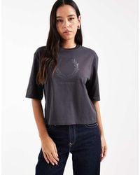 Fred Perry - Glitter Logo T-Shirt - Lyst