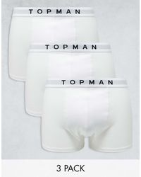 TOPMAN - 3 Pack Trunks - Lyst