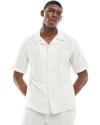 Only & Sons - Revere Collar Texture Shirt Co-ord - Lyst