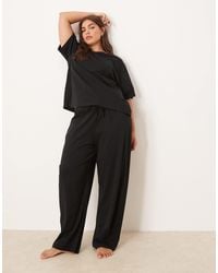 ASOS - Asos design curve – mix & match – pyjama-hose aus baumwolle - Lyst