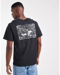 Levi's - Ruimvallend T-Shirt Met Print Van Gesp Met Adelaar Op De Achterkant - Lyst