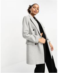 Stradivarius - Tailored Double Breasted Coat - Lyst