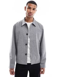 Jack & Jones - Boxy Wool Blend Jacket - Lyst