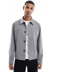 Jack & Jones - – kastige jacke aus wollmix - Lyst