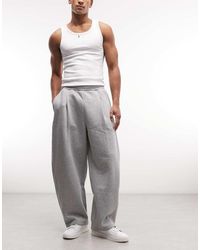 Weekday - Wide Barrel Leg Pleated joggers - Lyst