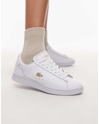 Lacoste - Carnaby Set Leather Logo Sneakers - Lyst