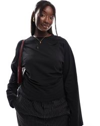 ASOS - Asos design curve – langärmliges t-shirt - Lyst
