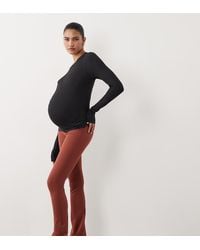 4505 - Maternity Icon Soft Touch High Waist Slim Kick Yoga Legging - Lyst