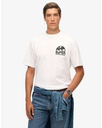 Superdry - Record Label Oversized T-Shirt - Lyst