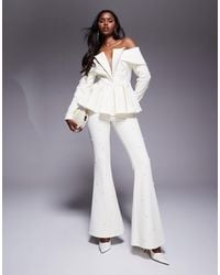 ASOS - Co-Ord Tailored Trouser With Pearl Embellishment - Lyst