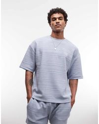 ASOS - Heavyweight Boxy Oversized T-Shirt Co-Ord With Chest Graphic - Lyst