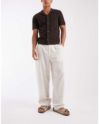 Jack & Jones - Smart Linen Mix Pants - Lyst
