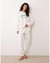 Calvin Klein - Jersey Logo Co-Ord Sweatpants - Lyst