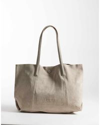 Barneys Originals - Real Suede Tote Bag - Lyst